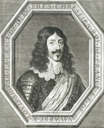 Porträt von Ludwig XIII (1601-43) von Philippe de Champaigne